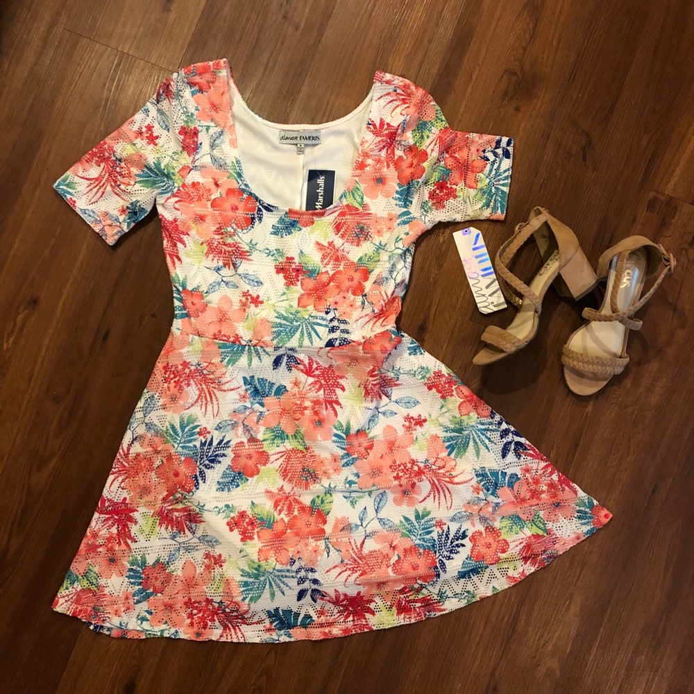 Hawaiian Skater Dress
